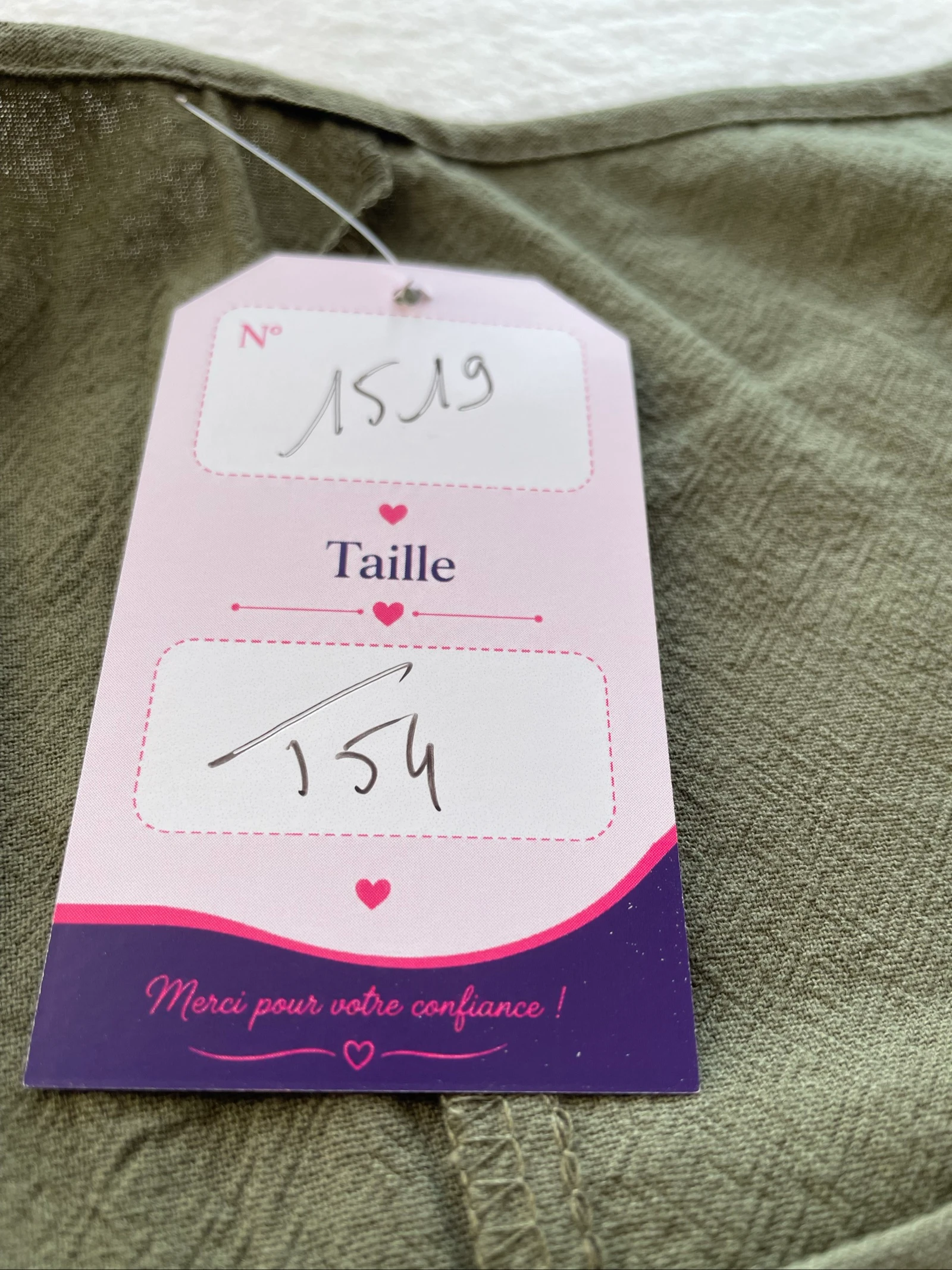 💖 kaki katoenen mouwloze jurk grote maat 54 ruime bohemien zakken 💖 – photo 7